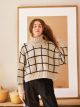 Nr 3 Romy Sweater strikket i Peer Gynt og Tynn Silk Mohair fra Sandnes Garn