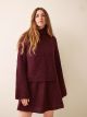Nr 8 nova skirt strikket i Tweed Recycled fra Sandnes Garn