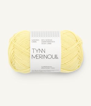 Tynn Merinoull 9602 Lemonade fra Sandnes Garn