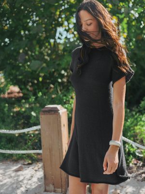 Milly Dress strikke i Alpakka Silke fra Sandnes Garn