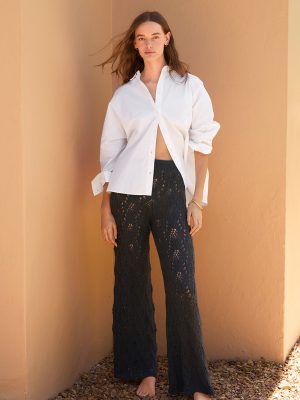 Summer Pants strikkes i Line fra Sandnes Garn