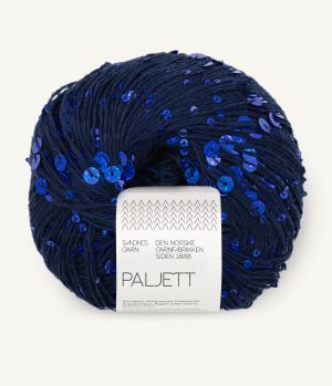 Paljett 5840 Blue Moon Dazzle fra Sandnes Garn