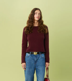 Nola Sweater strikket i Cashmere fra Sandnes Garn